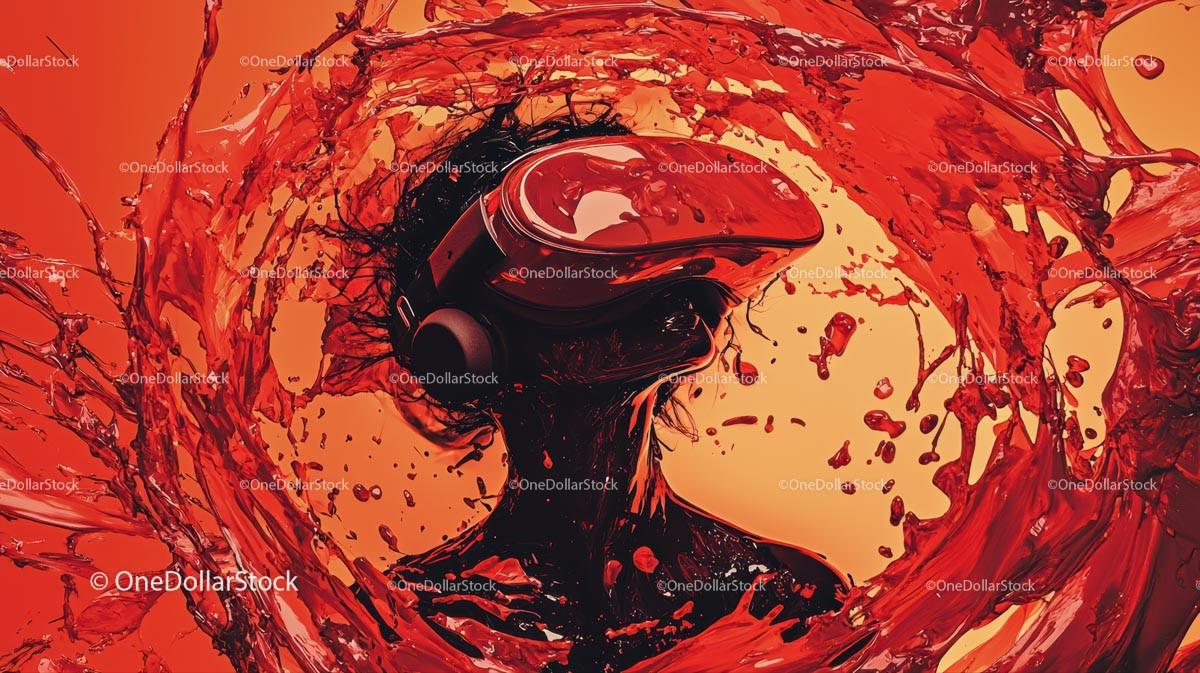 Dynamic Splash with VR Headset