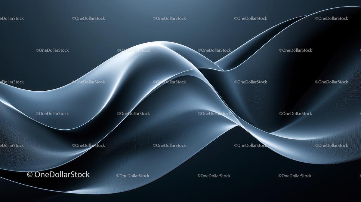 Elegant Flowing Waves in Abstract Design