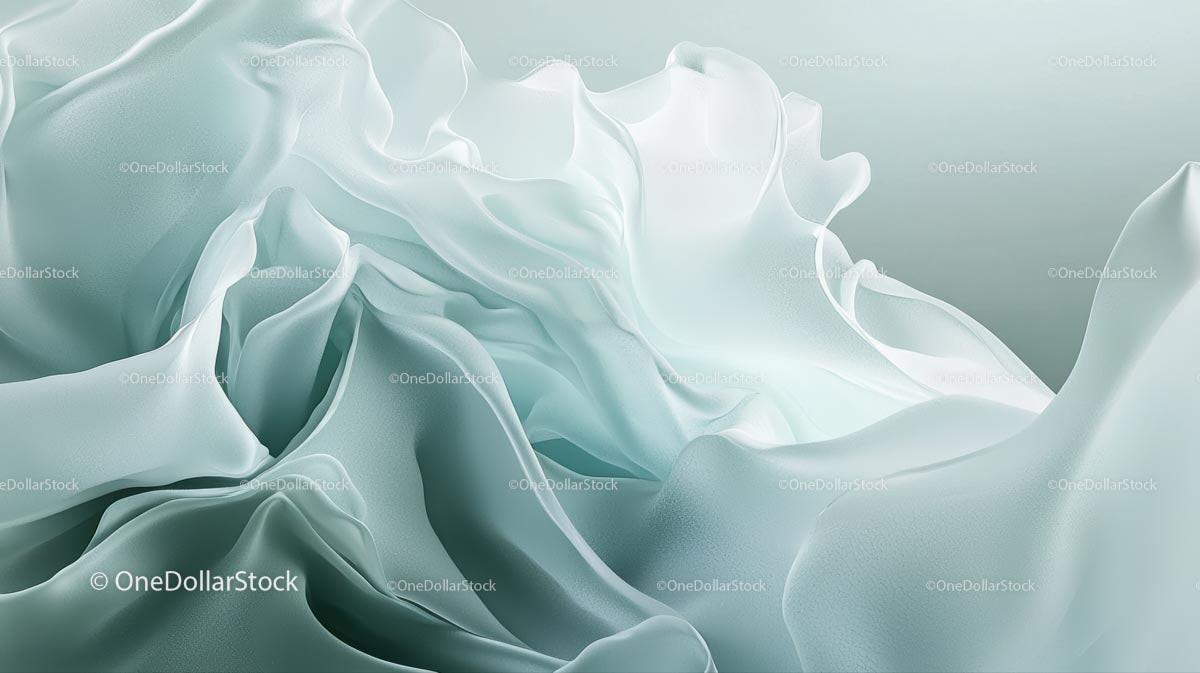 Soft Flowing Fabric in Serene Pastel Colors