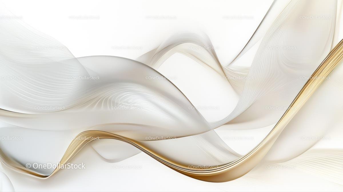 Elegant Abstract Waves with Neutral Color Palette