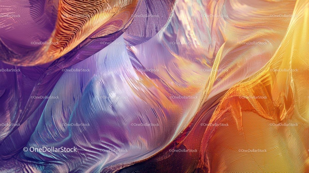 Vivid Abstract Flow of Colors and Textures