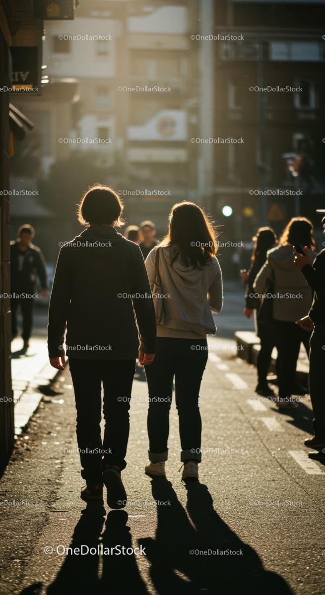 Authentic Urban Lifestyle Candid Couples, Families & Street Scenes Stock Photo Bundle creative preview 4
