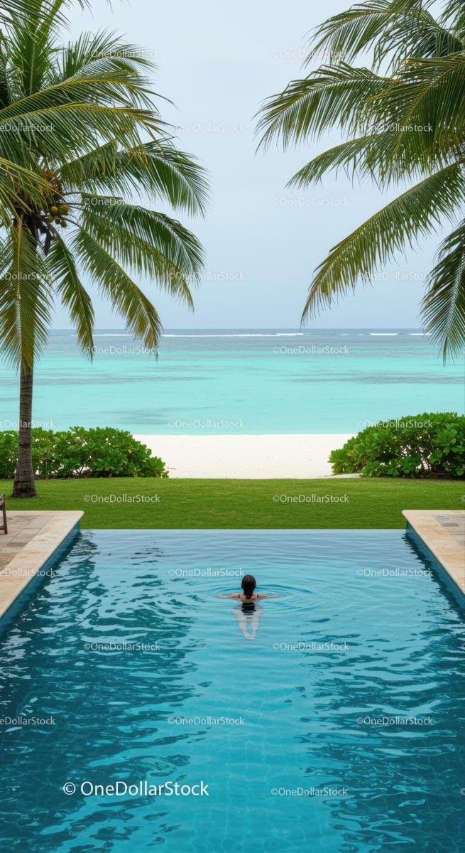 Relaxing Infinity Pool with Stunning Ocean View