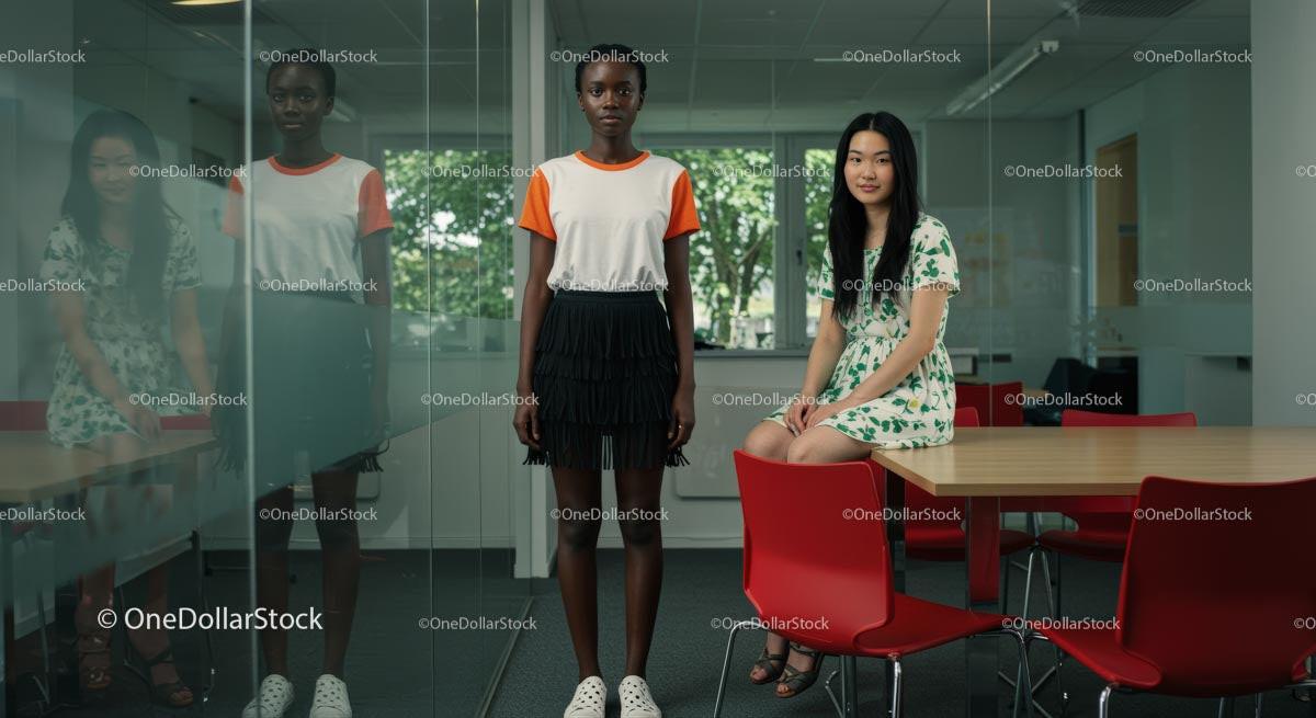 Diverse Team in Modern Office Setting Stock Photo Bundle preview 12