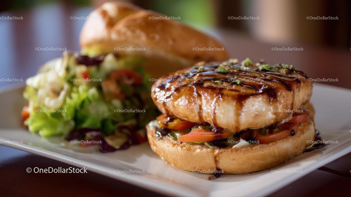 Gourmet Grilled Steak with Rosemary and Vegetables Stock Photo Bundle preview 18