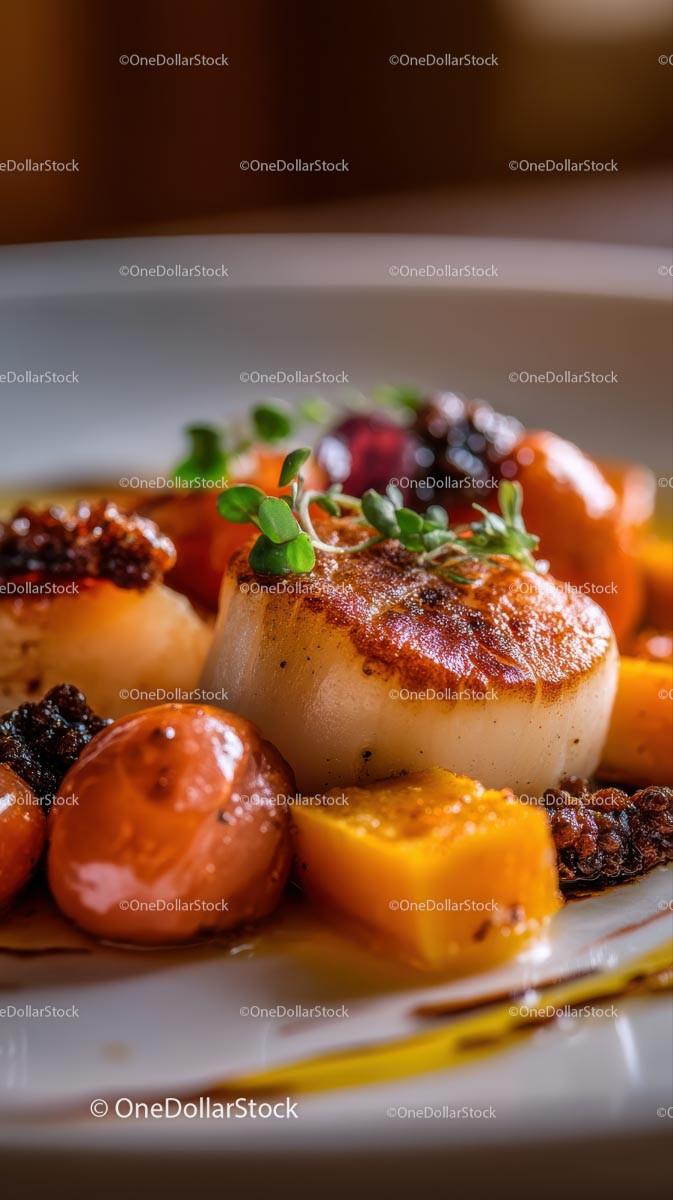 Gourmet Steak with Egg, Asparagus, and Potatoes Stock Photo Bundle creative preview 4