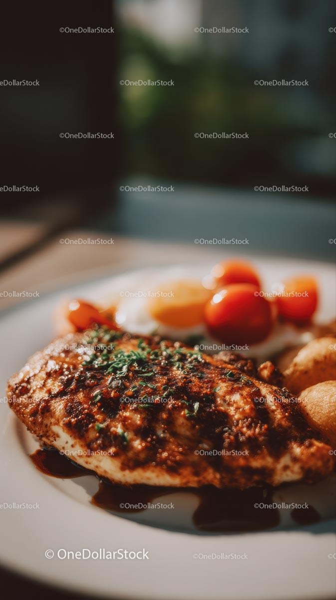 Juicy Bacon Cheeseburger with Fresh Lettuce and Tomato Stock Photo Bundle preview 5
