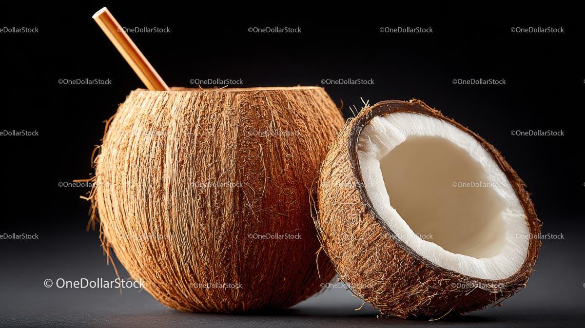 Tropical Coconut with Refreshing Drink