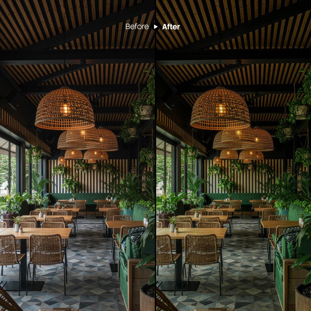 Botanical XMP presets color grading preview