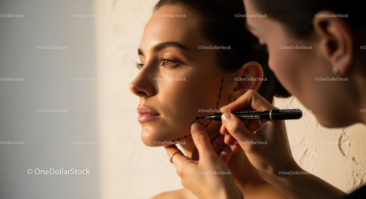 Professional Makeup Application on Woman for Beauty and Skincare