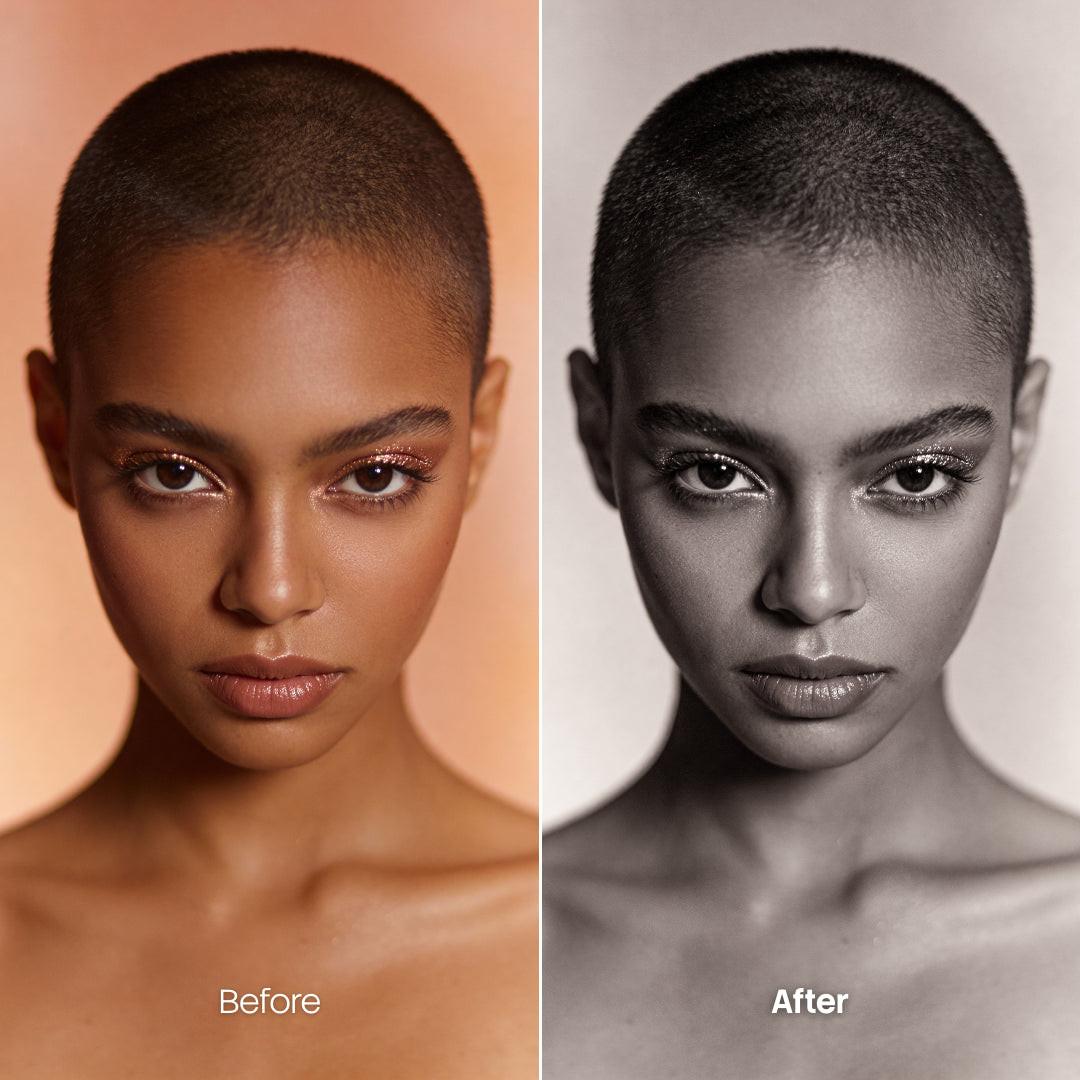 color grading preview with Near Mono LUT Pack