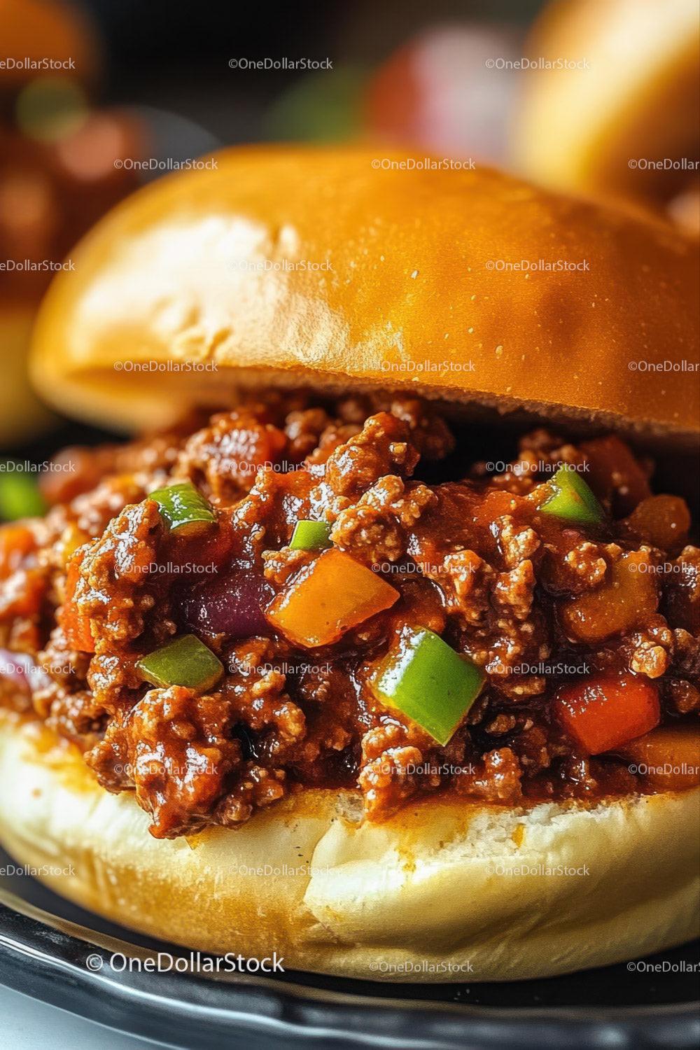 Juicy Beef Burger with Lettuce Tomato and Spicy Sauce Stock Photo Bundle preview 13