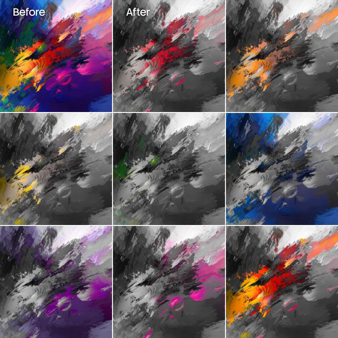 Before and after Specyfic Saturation Lightroom preset edit