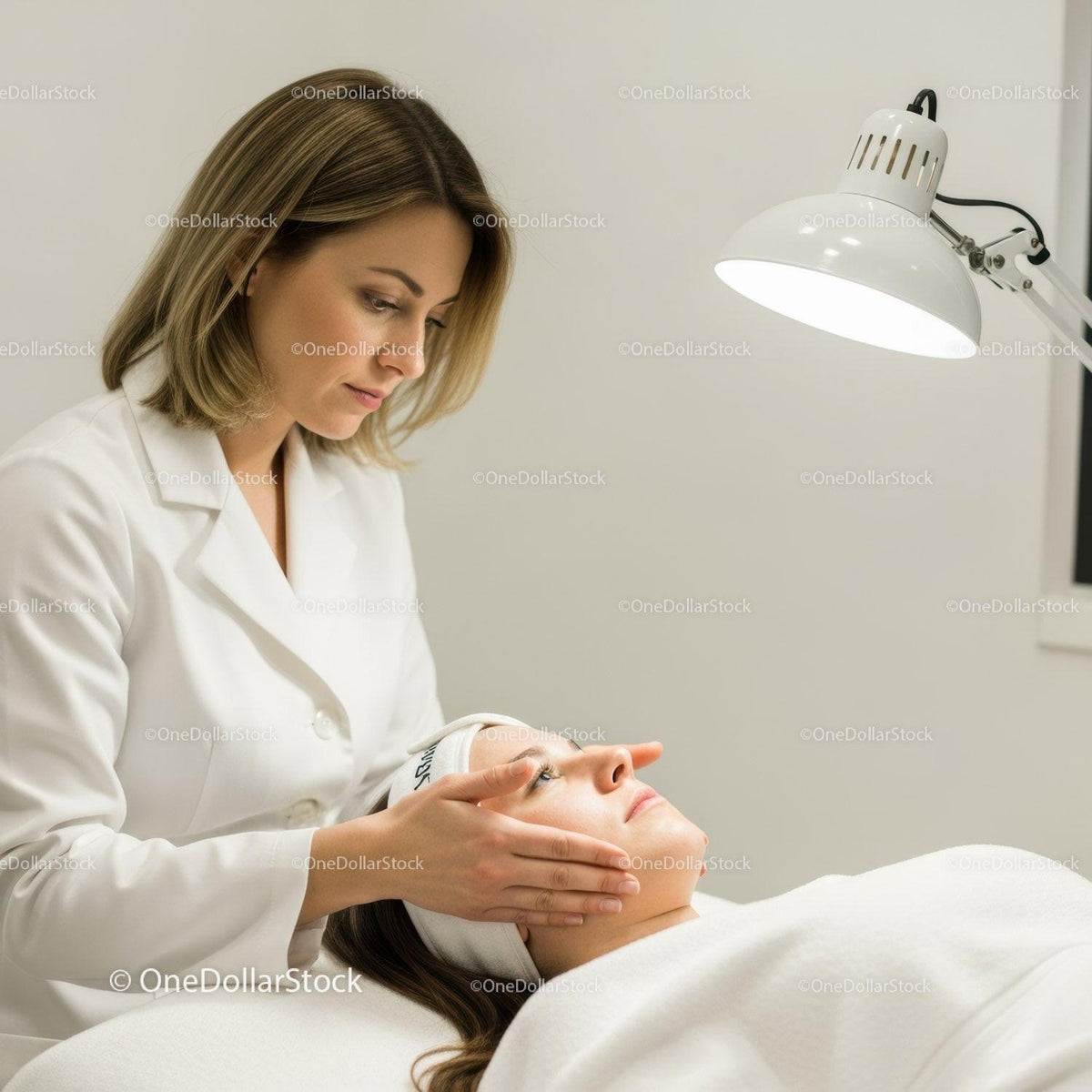 Professional Facial Treatment in Beauty Spa with Skincare Expert