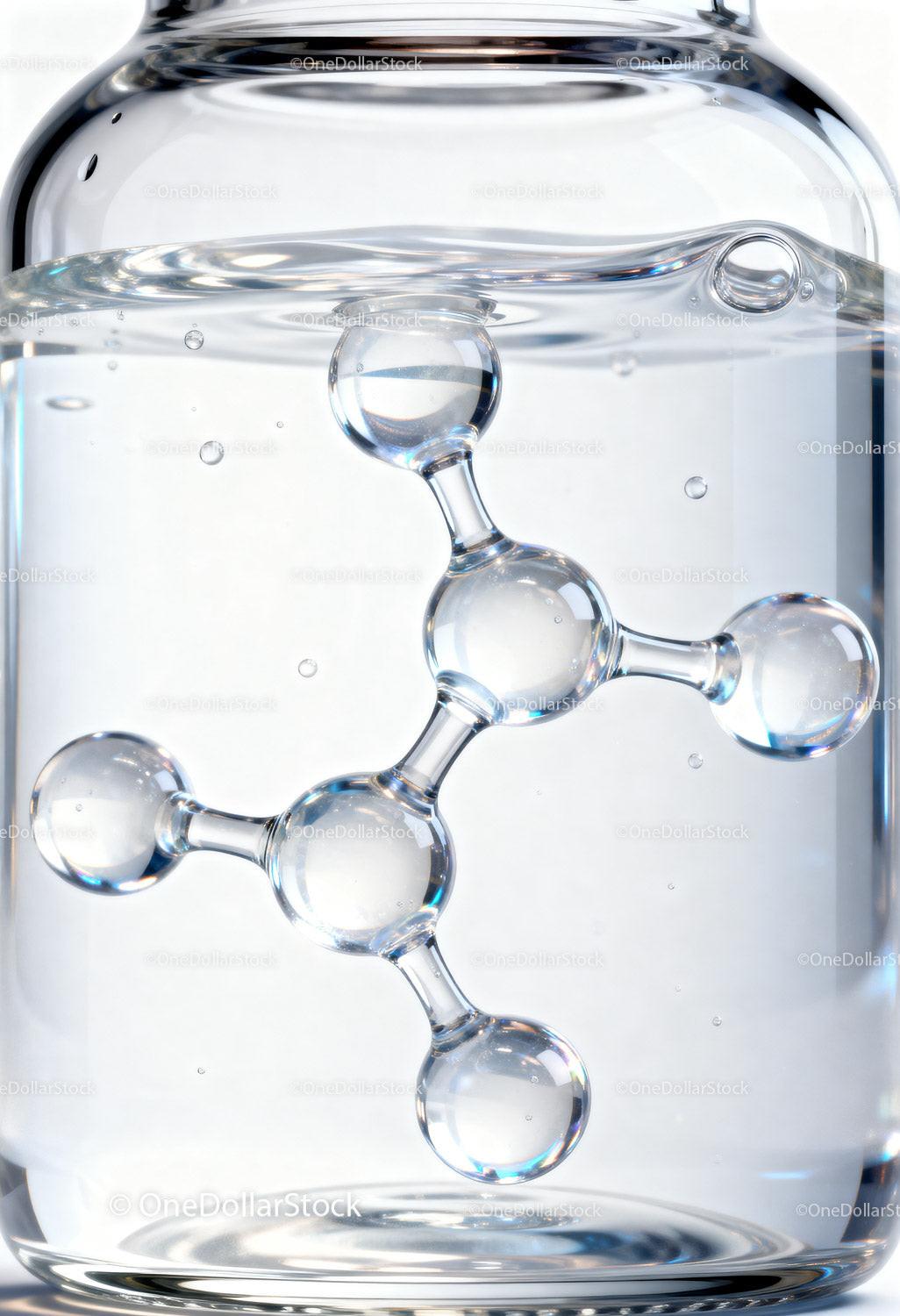 Clear Molecular Structure Concept in Transparent Liquid