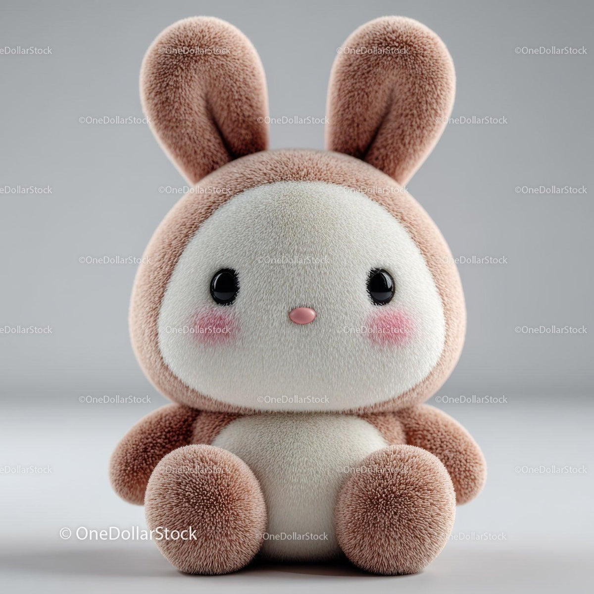 Cute Fox and Hedgehog Plush Toys for Kids and Collectors Stock Photo Bundle preview 5