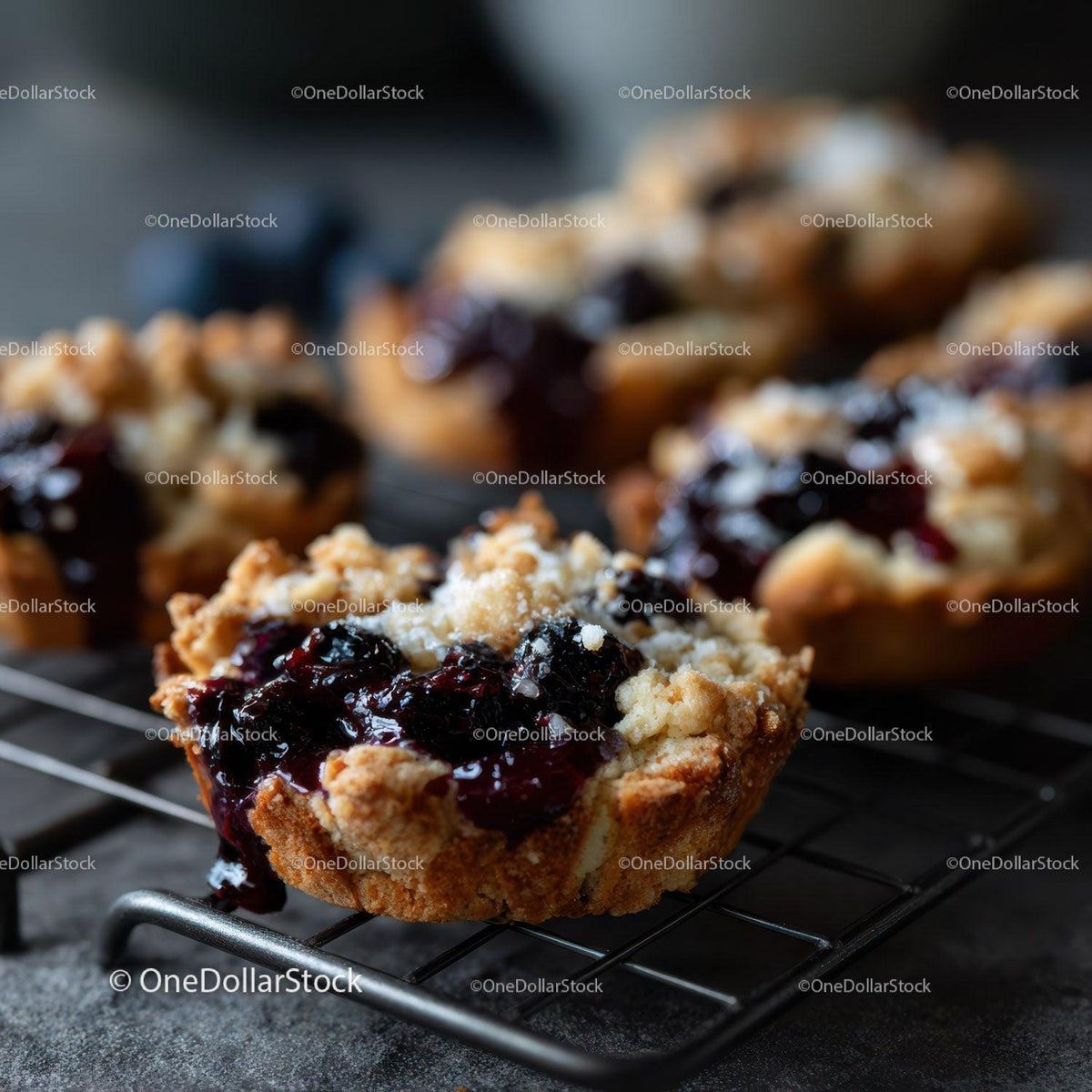Blueberry Pie with Sweet Berry Filling and Golden Crust