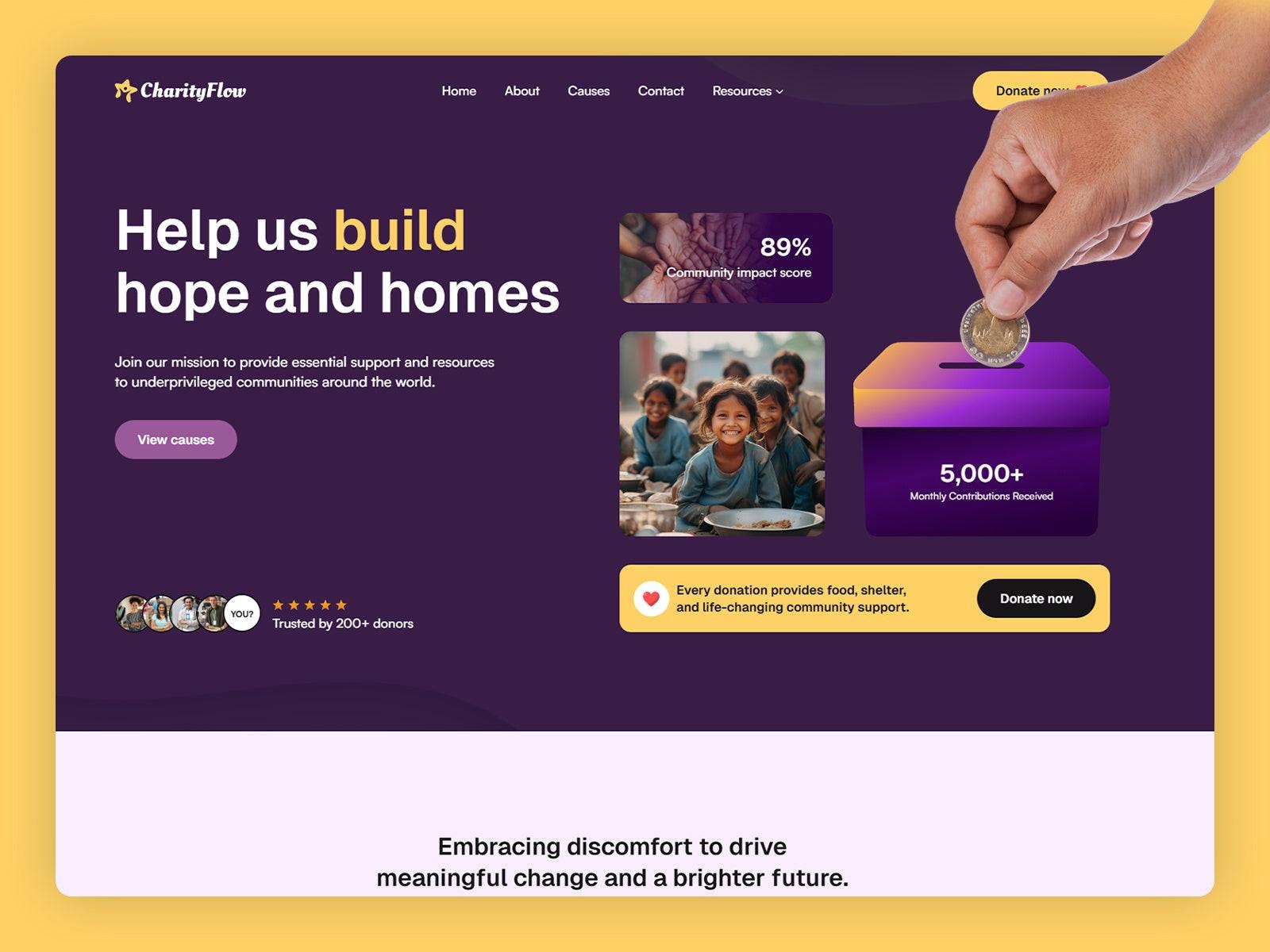Charityflow — Nonprofit, Charity & NGO Framer Template