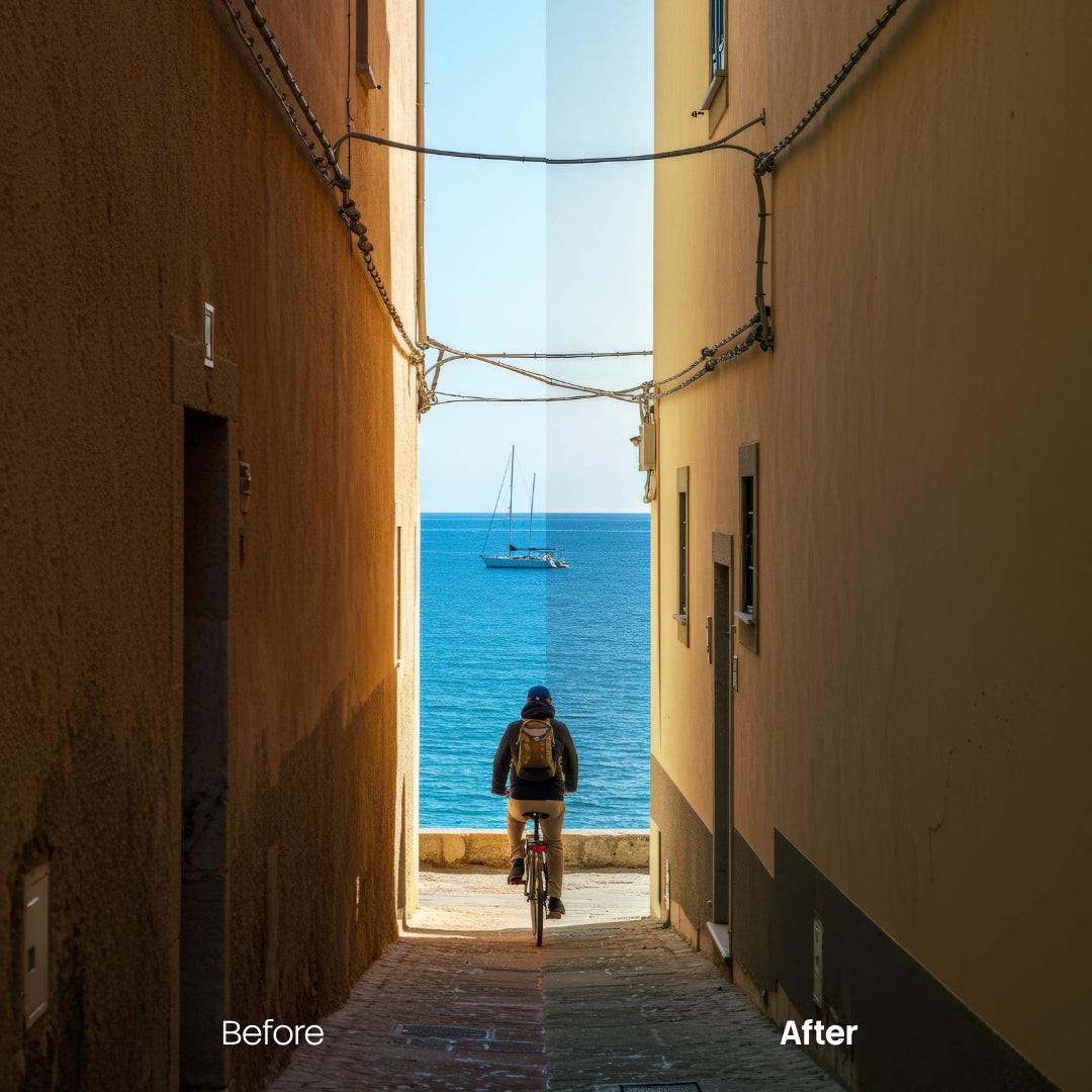 Calm XMP presets color grading preview
