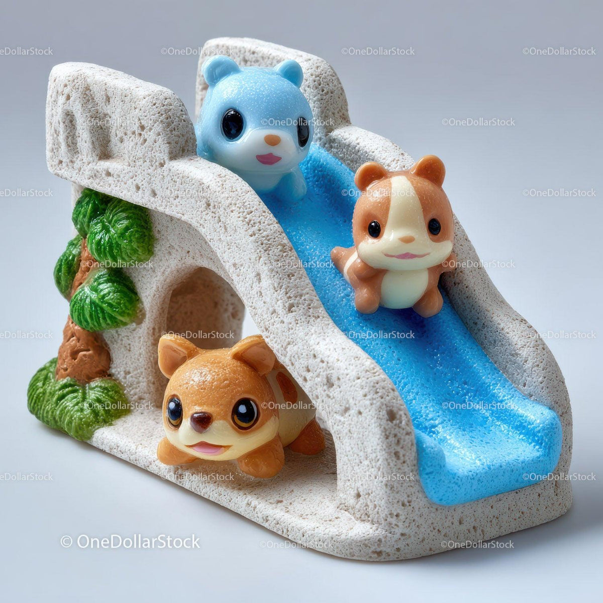 Futuristic Toy Robot with Large Eyes and Bunny Ears for Kids Stock Photo Bundle preview 82
