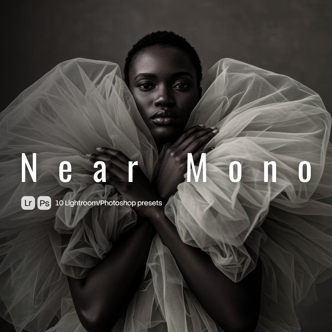 Near Mono Lightroom presets cover preview