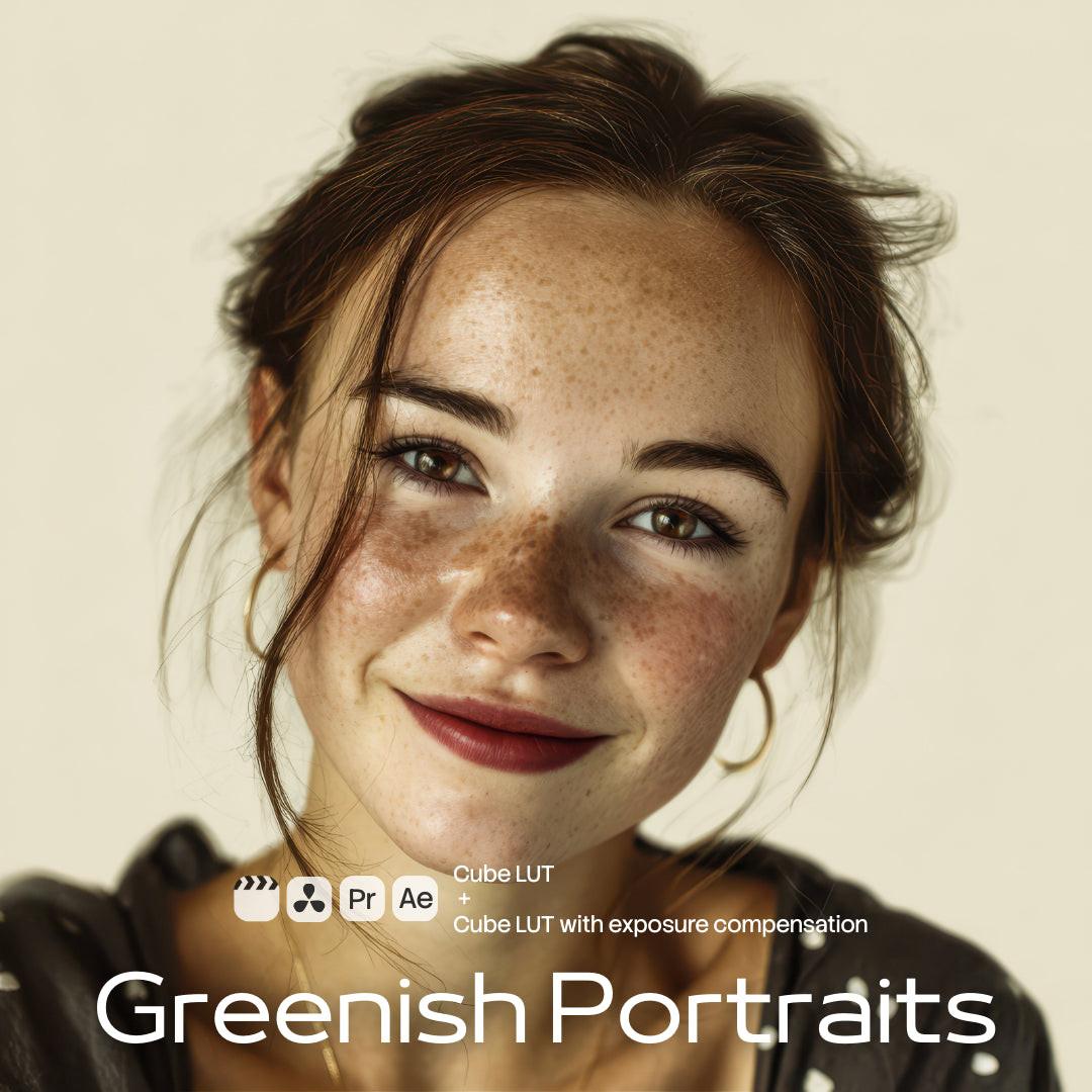 Greenish Portraits LUT Pack preview