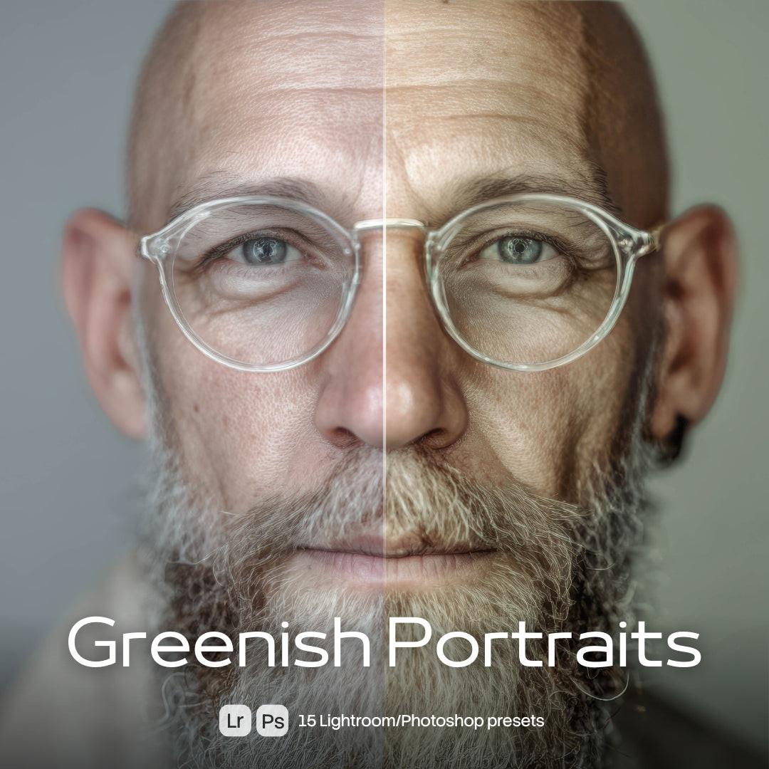 Greenish Portraits Presets (15 XMP files)