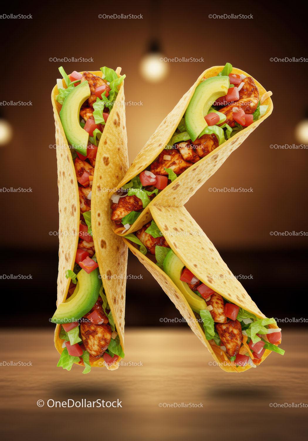 Wraps Filled with Chicken Avocado and Fresh Vegetables