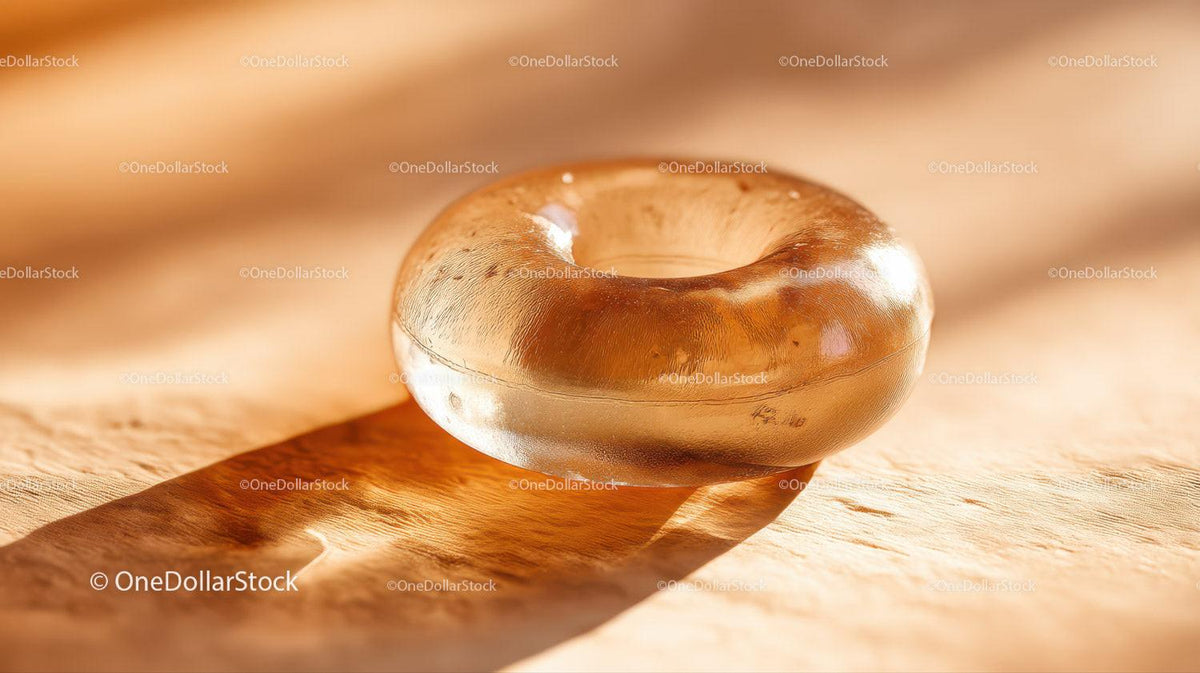 Luxurious Golden Glass Gemstone with Sparkling Glitter in Sunlight Stock Photo Bundle preview 13