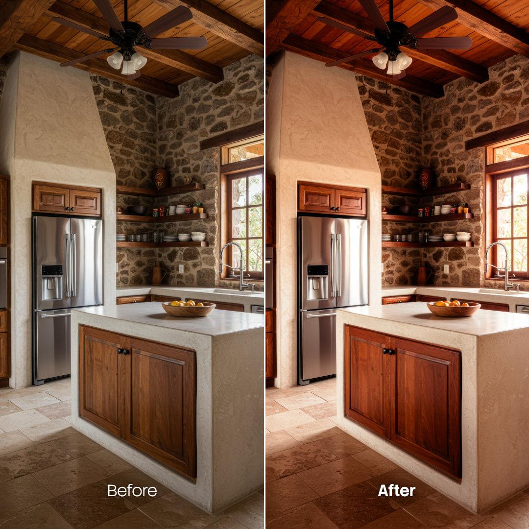 Warm Kitchen 8 LUTs digital asset preview