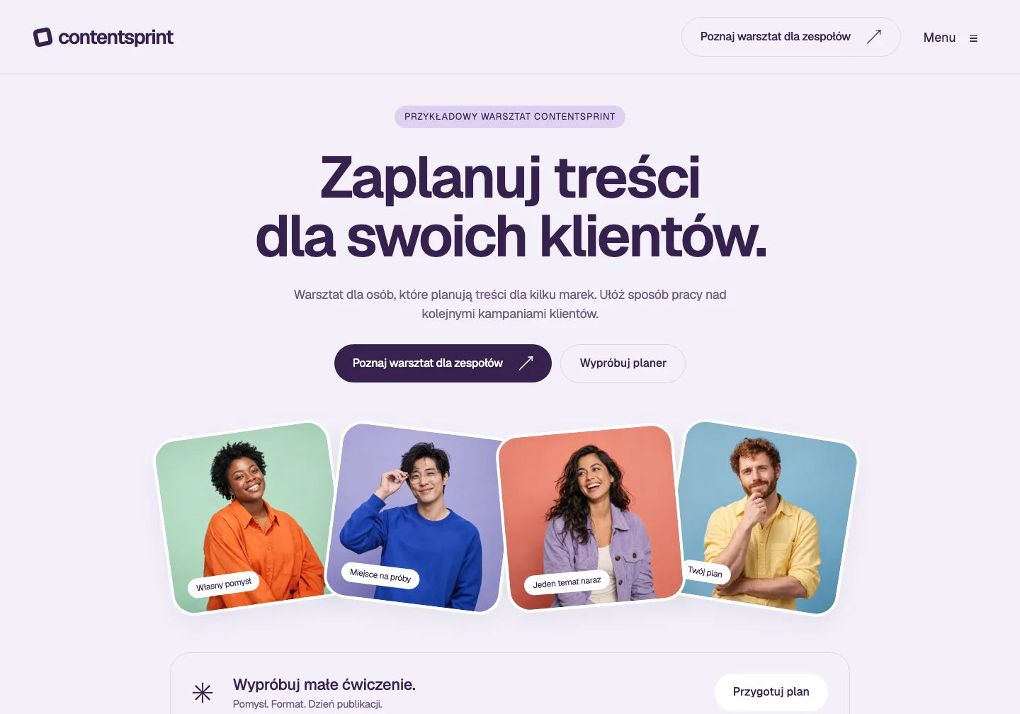 Zaplanuj treści dla swoich klientów. Poznaj warsztat dla zespołów