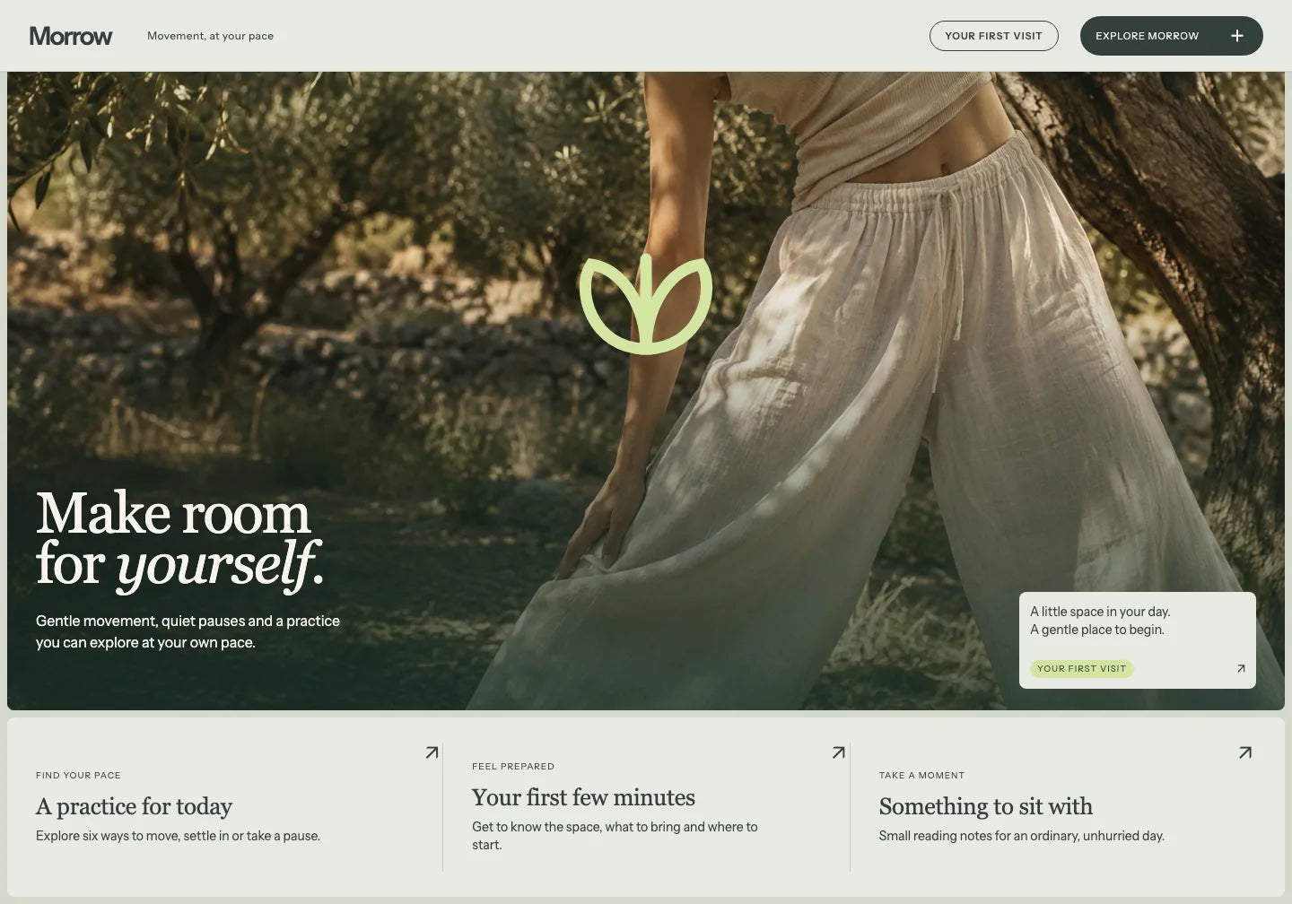 Morrow / wellness and lifestyle