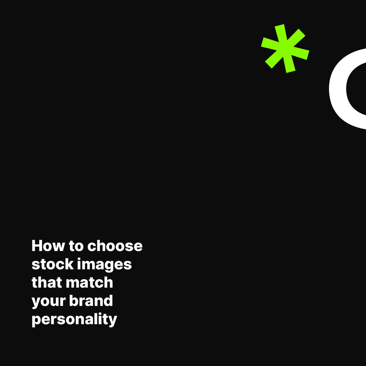 How to choose stock images that match your brand personality
