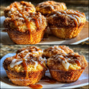 Crispy Cinnamon Sugar Donuts with Caramel Drizzle