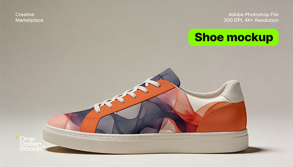 Full shoe mockup Mockup PSD