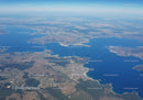 Scenic Aerial View of Islands and Coastlines with Blue Water