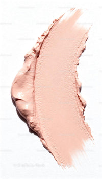 Smooth Light Beige Makeup Foundation Swatch on White
