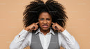 Confused Woman Covering Ears Showing Noise Overload and Discomfort