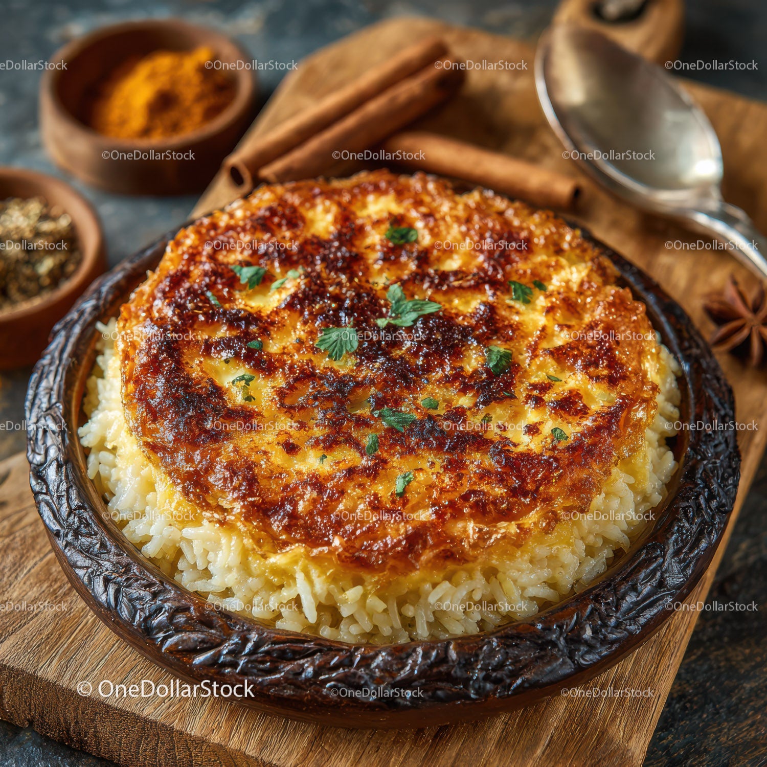 Classic Shepherd's Pie in Rustic Bowl with Crispy Top and Mashed Potatoes