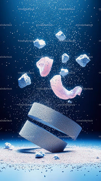 Dynamic Powder Explosion with Flour and Food Ingredients in Motion