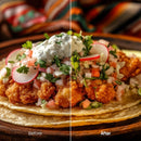Before and after Golden Hour Breakfast Lightroom preset edit