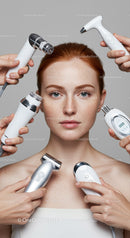 Facial Skincare Treatment with Multiple Beauty Devices for Flawless Skin