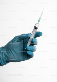 Medical Syringe for Vaccination or Injections in Healthcare Settings