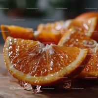 Fresh Juicy Orange Slices with Vibrant Color and Refreshing Appeal