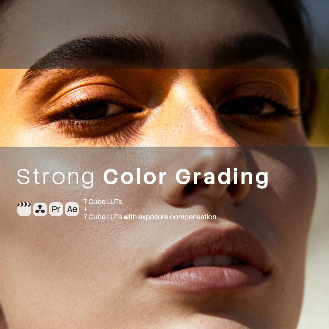 Strong Color Grading LUT Pack (14 LUTs)