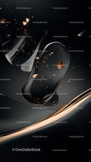 Elegant Champagne Glasses Clinking for Celebration Scene