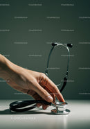 Doctor Using Stethoscope for Medical Examination Healthcare Equipment