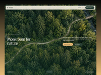 Verdan homepage preview featuring cream surfaces, forest-green typography, warm accents and landscape photography.