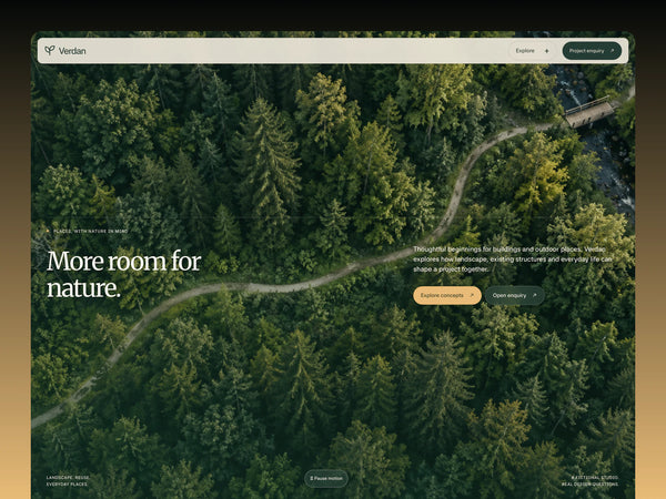 Verdan – Website Template for AI Agents