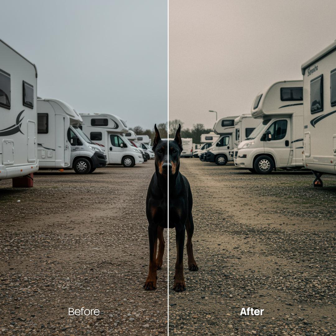 color grading preview with Cinema LUT Pack